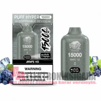 Pufftech Hyper 15000 Puff Bar %5 Nikotin Grape İce