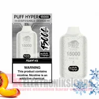 Pufftech Hyper 15000 Puff Bar %5 Nikotin Peach İce