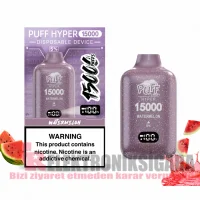 Pufftech Hyper 15000 Puff Bar %5 Nikotin Watermelon