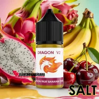 Dragon Salt Likit V2 Dragon Fruit Banana Cherry 30ml