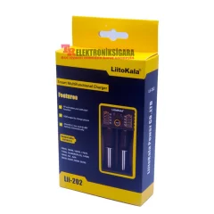 LiitoKala Lii-202 Li-Ion 2'li Pil Şarj Aleti