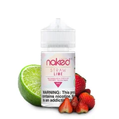 Naked Straw Lime Fusion 60ml Premium Likit