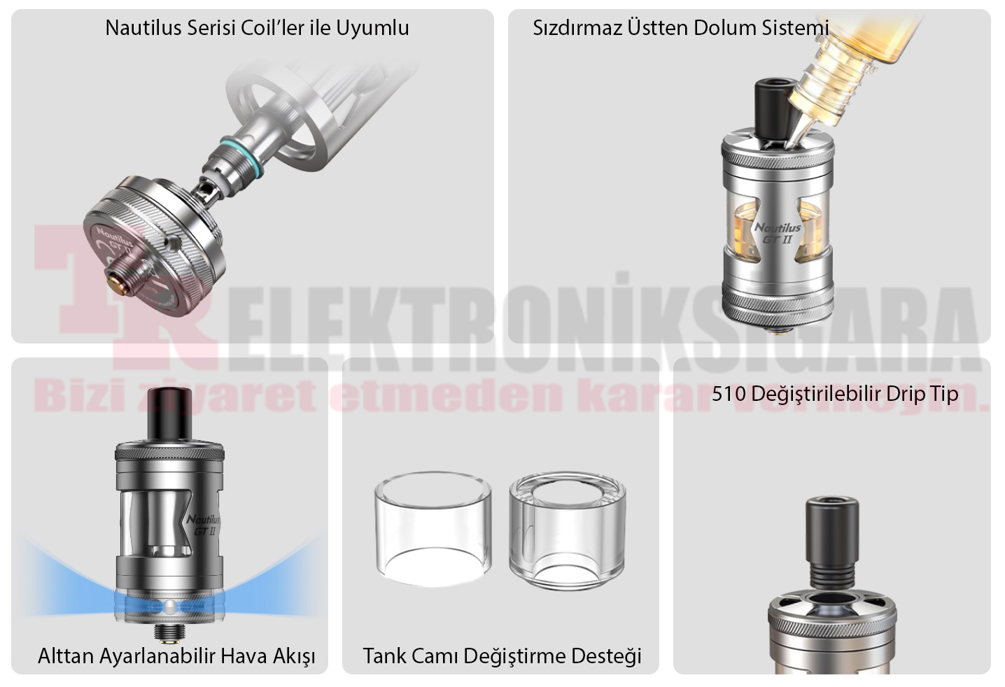 Aspire Nautilus GT 2 MTL Atomizer 4.5ML