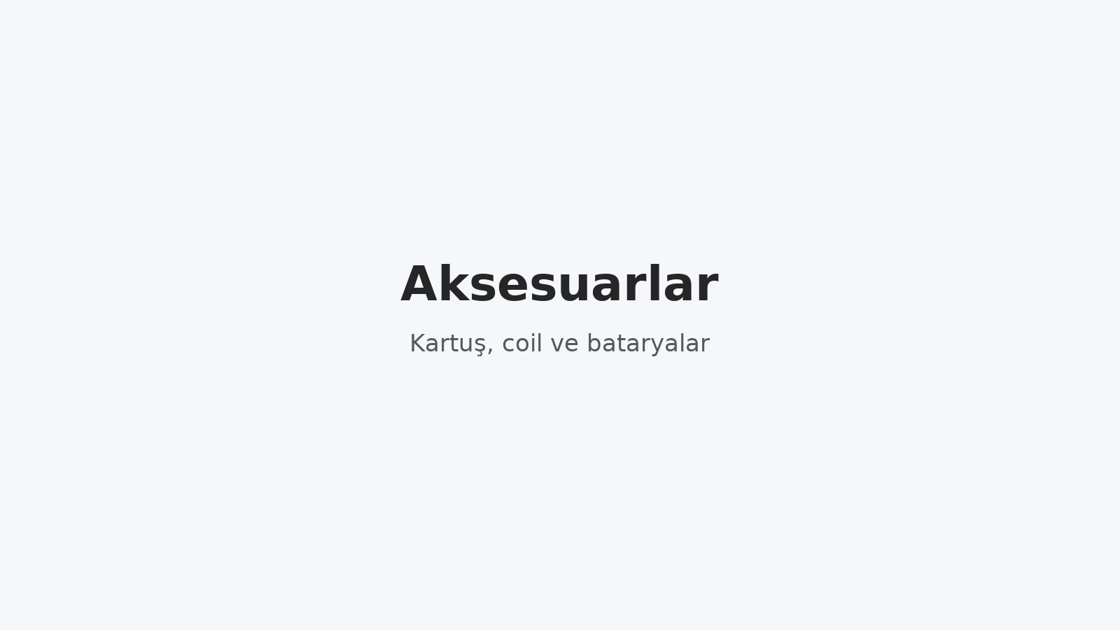 Aksesuarlar